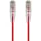Monoprice Slim Cat6 Utp Network Cable, 0.5 ft.Red 14785 - alternate 1