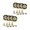 Mytee Products (8 Pack) 2inx10ft Ratchet Wheel Net Lasso Strap Auto Hauling with Flat Hook Dou..., 8PK RST-210SM-DSx8 - alternate 8