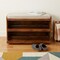 Homeroots 35in Brown Linen Upholstered Storage Bench With Shoe Storage 717467 - alternate 8