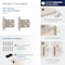 Amerock 3/8in 10 mm Inset Self-Closing, Face Mount Satin Nickel Hinge - 1 Pair BPR3428G10 - alternate 4