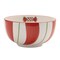 Homeroots Set of Four 6" Red And White Ceramic Christmas Round Candy or Nut Bowls 638945 - alternate 6