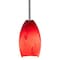 Access Lighting Merlot, LED Pendant, Brushed Steel Finish, Red Sky Glass 28011-3R-BS/RUSKY - alternate 6
