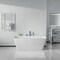 Anzzi Freestanding Tub, 59 in L, 30.31 in W, Polished Chrome, Acrylic, Center FTAZ11459-473CH - alternate 4