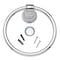 Oakbrook Collection Chrome Towel Ring Die Cast Zinc BH-OB4001CH - alternate 4
