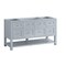 James Martin Vanities Breckenridge 60" Single Vanity, Serenity Blue, w/ 3 CM Siberian Silestone Top 330-V60S-SRB-3SFR - alternate 8