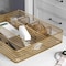 Martha Stewart Ryder Gold Mesh Metal 6 Compartment Large Desk Drawer Organizer for Accessories and Office Supplies HH-OHD17-GLD-MS - alternate 10