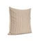 Homeroots 22" Beige And Gray Plaid Cotton Blend Throw Pillow Cover with Texture 608202 - alternate 4