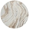 Homeroots 8' Ivory Beige And Brown Round Abstract Washable Indoor Outdoor Area Rug 600236 - alternate 7