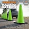 Xpose Safety Traffic Safety Cone, 18 in, Premium PVC, No Collar, Lime Green, Bulk Half Pallet (450), PK450 LTC18-HP450-X - alternate 6