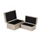 Homeroots Set of Two Rose Gold Solid Wood Glass And Metal Box With Lid, 2PK 489334 - alternate 7