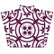 Homeroots 12" X 12" Merlot Lisa Removable Peel and Stick Tiles 556388 - alternate 1