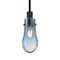 Besa Lighting Wish Stem Pendant, Blue/Clear, Bronze Finish, 1x3W LED Edison 1TT-WISHBL-EDIL-BR - alternate 1