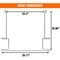 Buyers Products Chrome Anti-Sail Brackets, 24IN Wide, PR 405BCPKGD - alternate 5