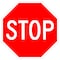 Sign Solutions Usa Stop Sign, 48 in W, Aluminum Sign, White DUS06DWT4848R1-1 - alternate 1