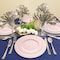 Smarty Had A Party 7.5" Matte Pink Round Disposable Plastic Appetizer/Salad Plates (120 Plates), 120PK 4857PNK-CASE - alternate 10