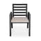 Leisuremod Chelsea 7-Pc Aluminum Extendable Dining Set, Weatherproof Cushions, Powder-Coated, 7PK CC20BL-BG6-MDT78BL - alternate 9