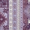 Homeroots 5' X 8' Purple Lavender And Ivory Aztec Washable Indoor Outdoor Area Rug 598497 - alternate 9
