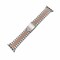 Elegani Steel & Rose Gold Classic Multi-Link Stainless Steel Band Compatible with Apple Watch 46mm BJBF-SRGD-46mm - alternate 1