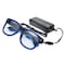 Elegani Blue LED Glow Glasses - Light Up Party Eyewear for Festivals, Birthdays & Night Events PH-GLW-GLS-BLU - alternate 4
