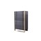 Homeroots 33" Black Gold Manufactured Wood + Solid Wood Stainless Steel Five Drawer Chest 491547 - alternate 5