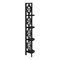 Homeroots Espresso Metal Four Tier Corner Bookcase 376535 - alternate 10