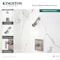 Kingston Brass Single-Handle Pressure Balanced Shower Faucet, Brushed Brass KB8657CQLSO - alternate 6