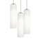 Afx Leo 3-Light Round Pendant, 120V, 60W, Satin Nickel LEOP0412MBSNRND3 - alternate 1
