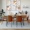 Leisuremod 70.9 in W, 29.5 in L, Manufactured Wood/Steel/PU Leather, Walnut/Light Brown TT70-CWN18-LBR - alternate 10