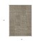 Homeroots 8' X 10' Brown And Beige Geometric Washable Indoor Outdoor Area Rug 596911 - alternate 9