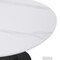 Leisuremod Bristol Modern Round Dining Table - MDF Wood Top with Powder Coated Steel Base BTBL-31WS - alternate 9