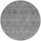 Homeroots 8' Gray And Charcoal Round Floral Washable Indoor Outdoor Area Rug 605725 - alternate 8