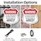 Signmission No Trespassing Shield Sign Warning You A, 6 inch X 6 inch, Plastic Sign, 2PK SHI-P-2PACK-6-423 - alternate 6