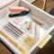 Martha Stewart Brody Set of 3 Stack and Slide Plastic Tray Office Desktop Organizers, 1-Small, 1-Medium, 1-Large BE-PB3317-3-CLR-MS - alternate 10