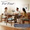 Alaterre Furniture Calais Dining Mid Century 59" Rectangular Dining Table for 4 Solid Wood Kitchen & Dining Room Table ANCA1710 - alternate 10
