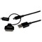 Startech.Com 1M LIGHTNING/DOCK/MICRO USB TO USB CABLE LTADUB1MB - alternate 1