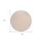 Homeroots 8' Peach And Beige Round Geometric Washable Indoor Outdoor Area Rug 602433 - alternate 6