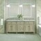James Martin Vanities Lorelai 72'' D Vanity, Whitewashed Oak w/ Jasmine Pearl Silestone Top w/FreePower Wireless Charger 424-V72-WWO-FEJP - alternate 9