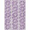 Homeroots 9' X 12' Lilac And Ivory Abstract Washable Indoor Outdoor Area Rug 614177 - alternate 1