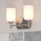 Vaxcel Laurelhurst 2-Light Vanity Light, Satin Nickel, Frosted White Glass, 13.25-In. Wide W0576 - alternate 9