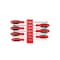 Tekton Slotted Screwdriver Set with Red Modular Organizers - 8 Inch Shanks, 7-Piece (4 -14 mm) DWS90108 - alternate 1