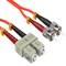 Sanoxy 2m SC/ST Duplex 50/125 Multimode OM2 Fiber Optic Cable SNX-CBL-LDR-FB104-5502 - alternate 1