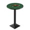 Holland Bar Stool Co 36" Blk Wrinkle Minnesota Wild Pub Table, 36" dia. Top L217B3636MinWld - alternate 1