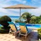 Simple Deluxe 9' Patio Umbrella Outdoor Table Market Yard Umbrella with Push Button Tilt/Crank, 8 Sturdy Ribs for LGBRLA9TAN - alternate 7