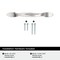 Amerock Intertwine 3-3/4 inch (96mm) Center-to-Center Polished Chrome Cabinet Pull, 25PK 25VMP2117226 - alternate 4