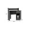 Homeroots 40" Graphite Computer Desk 403786 - alternate 5