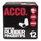 Swingline Rubber Fingertip, 11.5, M, Amber, PK12, Rubber, Amber, 11 1/2 (Medium), 12 PK ACC54035 - alternate 1