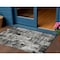 Homeroots 3' X 5' Black And Gray Abstract Washable Indoor Outdoor Area Rug 597932 - alternate 1