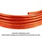 Mytee Products Air Line 1/2 in OD x 50 ft Orange SAE J844 Nylon Air Brake Tubing DOT Approved MP-ABT-1928-03-T - alternate 8