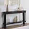 Alaterre Furniture Fluted Solid Wood Console Table 56 in Modern Entryway Table with Storage Shelf AFTBL-005 - alternate 8