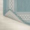 Jonathan Y Lucia Classic Diamond Border Aqua/Light Gray 3 ft. x 5 ft. Indoor/Outdoor Area Rug SMB207D-3 - alternate 8